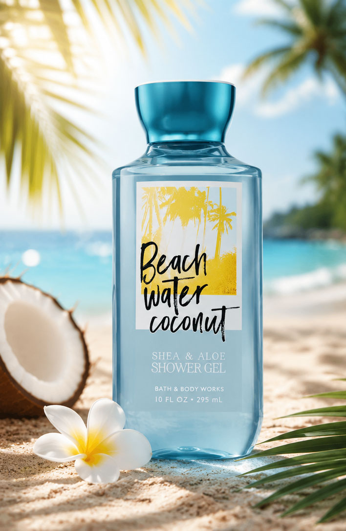 شاور ژل Beach Water Coconut